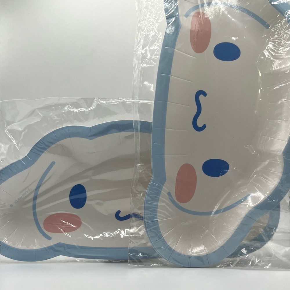 Sanrio Cinnamoroll Big Face Paper Plate Set